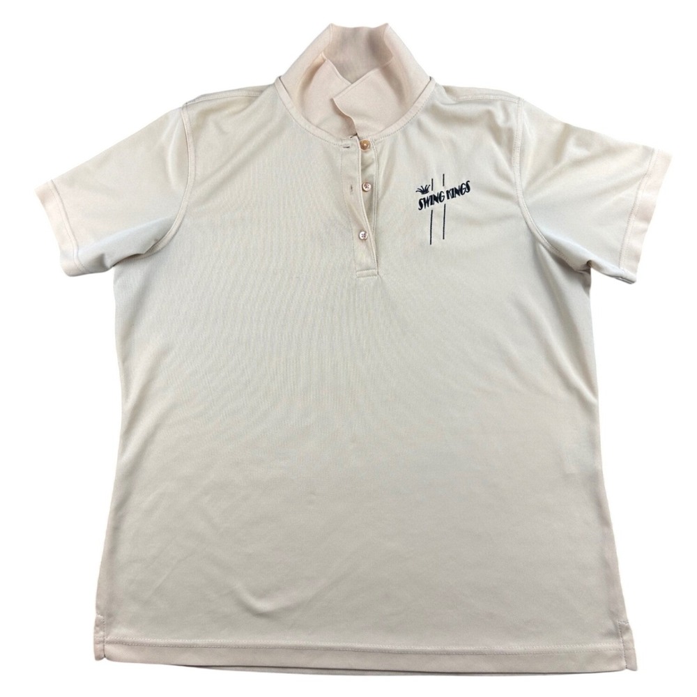UltraClub Golf Polo Shirt Women XL Swing Kings Embroider Short Sleeve Cool Dry‎